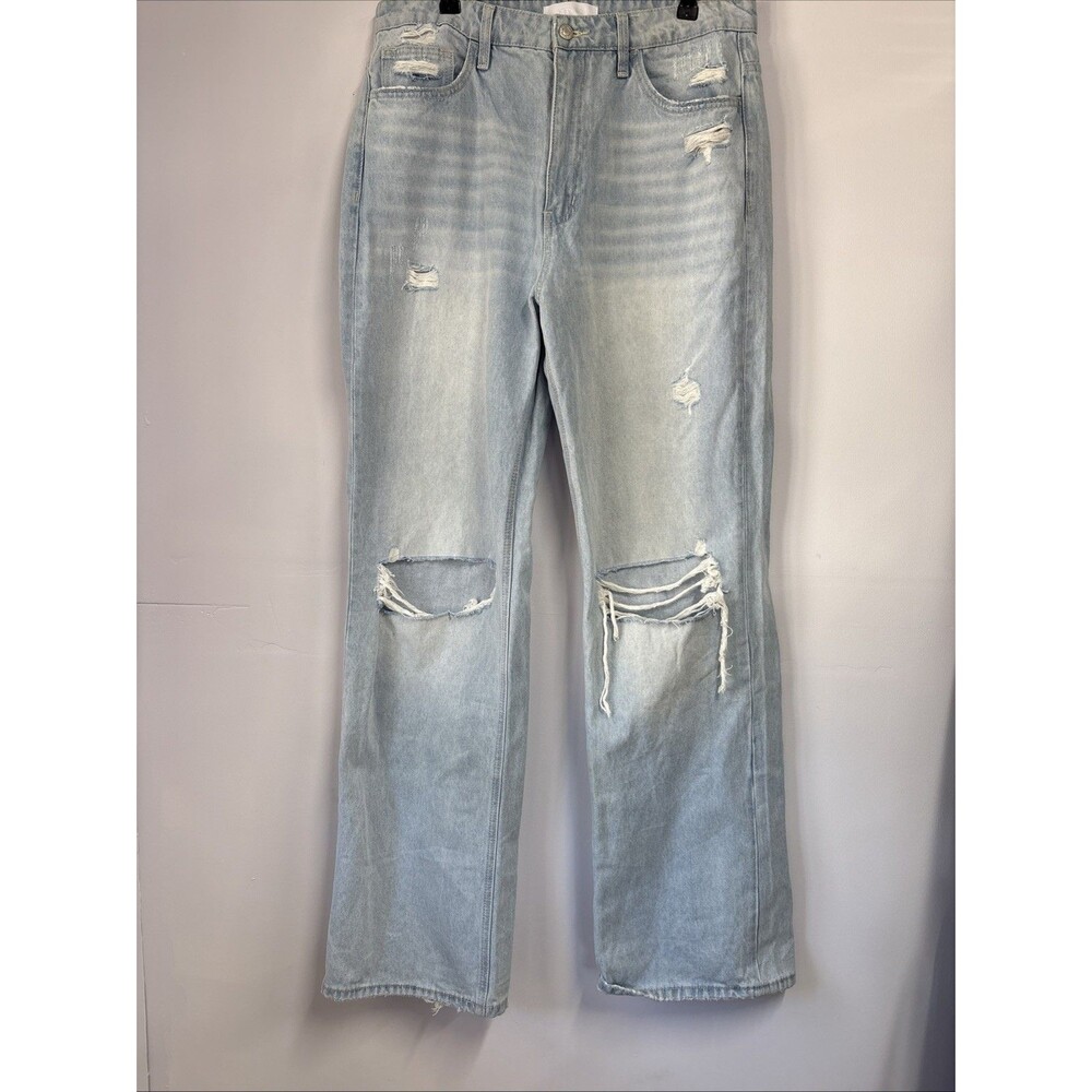 Vervet Jeans Womens 32x32 Blue Wide Leg Light Wash Denim